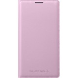Cumpara ieftin Husa Flip Wallet Originala Samsung Galaxy Note 3 + Cablu de date Cadou, Roz