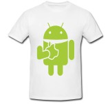 Cumpara ieftin Tricou &quot; Android eats Apple &quot;