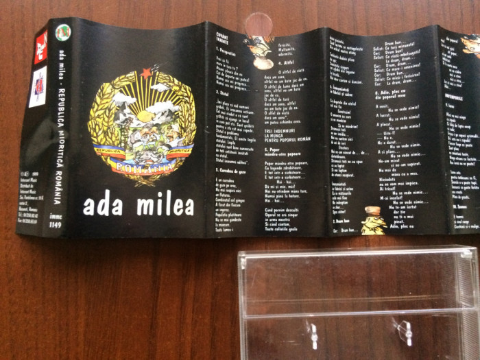 ada milea republica mioritica romania album 1999 caseta audio muzica folk rock