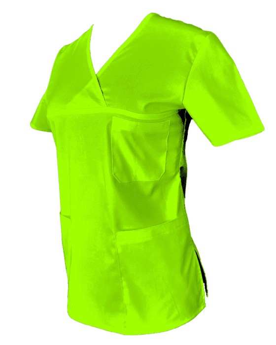 Halat Medical Pe Stil, Verde Lime, Model Classic - 4XL