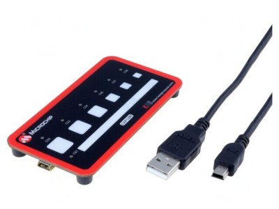 Kit Evaluare PIC16 cu USB și Placă Prototip DM160223 foto