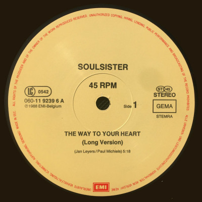 Soulsister - The Way To Your Heart (Vinyl) foto