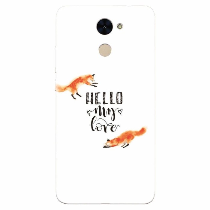 Husa silicon pentru Huawei Nova Lite Plus, Hello My Love