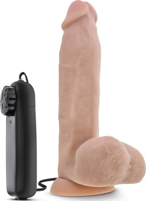 Vibrator X5 Plus Vanilla, Multispeed, TPE, Natural, 21 cm foto