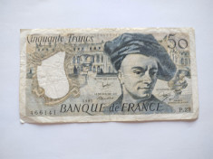 Franta - 50 Francs 1981 - L2 foto