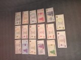 Colectie 17 bancnote Zimbabwe UNC