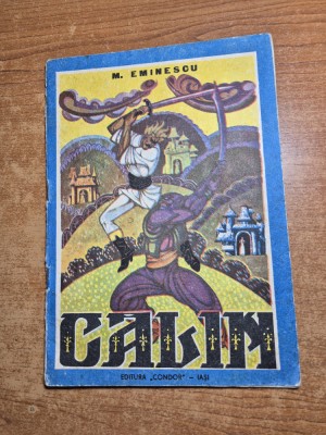 carte pentru copii - calin - mihai eminescu - din anul 1991 foto