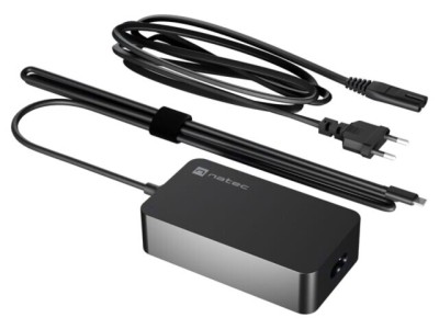 Alimentator Pulsatoriu NATEC NZU-2033 5-20VDC 3A USB-C 45W eficiență 90% foto