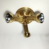 Plafoniera Art Deco, Schroder-Germania, alama lustruită, vintage