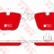 Set placute frana,frana disc BMW Seria 3 (E90) (2005 - 2011) TRW GDB1502DTE