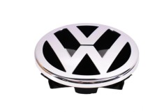 Emblema grila radiator Volkswagen Caddy Iii/Life (2k), 03.2004-06.2010; Eos (1f), 05.2006-; Golf V (1k), 10.2003-05.2009; Polo (6r), 08.2009-12.2017;