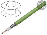 Cablu coaxial RG6 1x18AWG Cu LSZH verde BELDEN