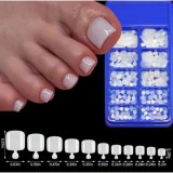 Unghii artificiale pentru picioare, transparent