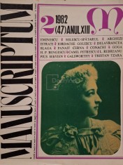 Al. Oprea - Manuscriptum 2/1982, (47) anul XIII (Editia: 1982) foto