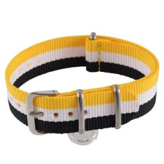 Curea ceas, nylon, model Nato, bratara material textil, latime 20mm, catarama foto