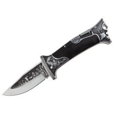 Cuțit pliabil de vanatoare, DEPOX&reg;, 23 cm, negru
