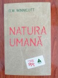 D. W. Winnicott, Natura umană