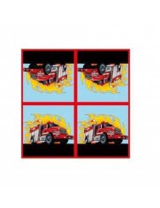 Set 20 servetele masina de pompieri 33x33 cm foto