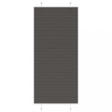 vidaXL Jaluzea plisată negru 90x200 cm Lățime țesătură 89,4cm poliester