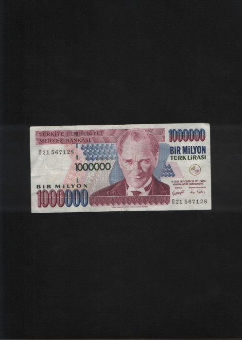 Turcia 1000000 lire 1970(1995) seria21567128