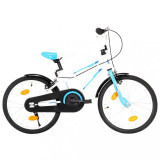 Bicicleta pentru copii, albastru si alb, 18 inci, vidaXL