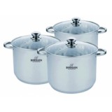 Cumpara ieftin Set oale inox 6 piese, Bohmann,20/22/24cm