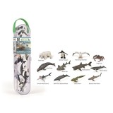 Cutie cu 12 minifigurine pictate manual Animale marine 3 A1211, Collecta