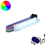 vidaXL Bandă LED 4 pcs Negru și Multicolor 150 cm Cupru și Plastic 3429138