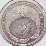 648 Polonia 10 zlote 2009 Supreme Chamber of Control km 674 UNC argint, Europa