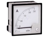 Ampermetru pe panou 0-250A 96x96mm
