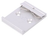 M&acirc;ner aluminiu 40mm pentru şină DIN TS35 - FISCHER ELEKTRONIK