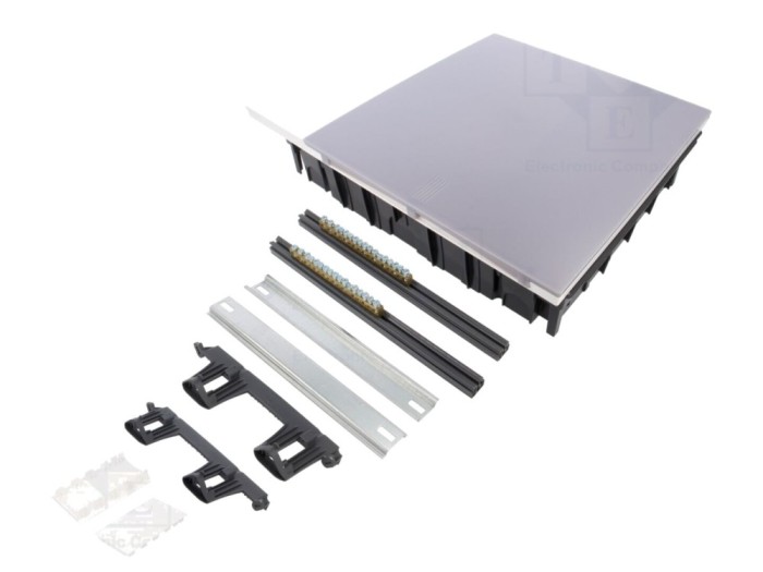 Carcasă modulară IP40, &icirc;n perete