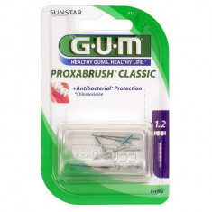 Set 8x Periute Interdentare, GUM, ProxaBrush, pentru Curatare in Profunzime, Tratate cu Clorhexidina