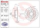 BREMBO 08.9502.1X XTRA LINE - Xtra Disc frana