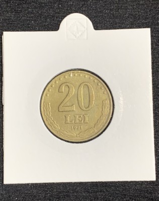 Moneda 20 lei 1991 foto