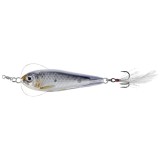 Lingurita Oscilanta LIVE TARGET Flutter Shad Sinking, Silver / Black, 7cm, 28g