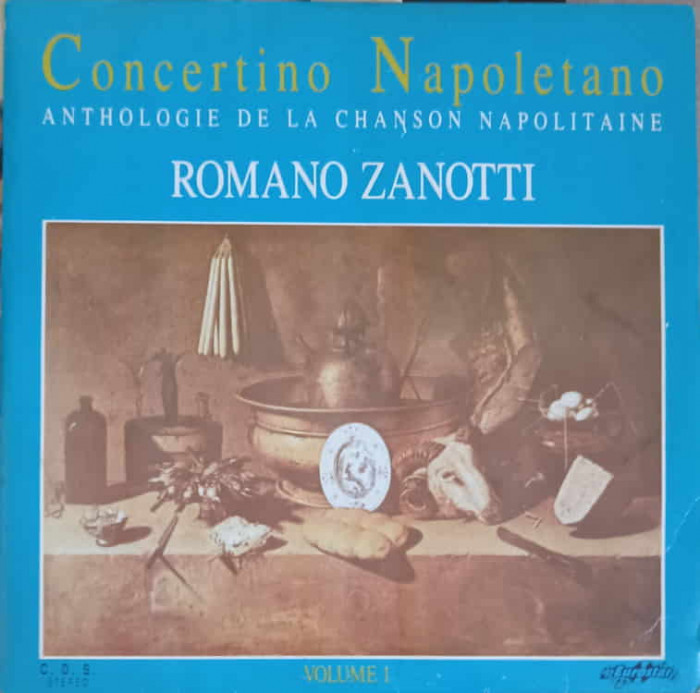 Disc vinil, LP. Concertino Napoletano (Anthologie De La Chanson Napolitane) Volume 1-ROMANO ZANOTTI