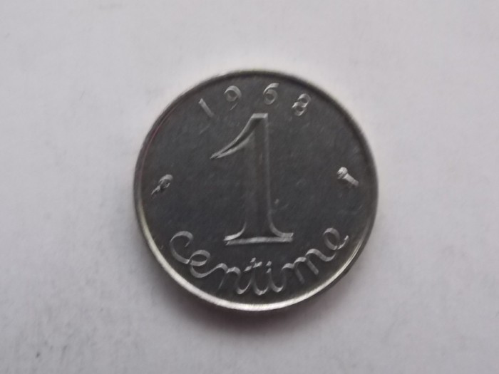 1 CENTIME 1968 FRANTA