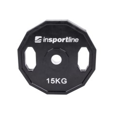 Greutate cauciucata 15kg/31mm inSPORTline Ruberton, foto