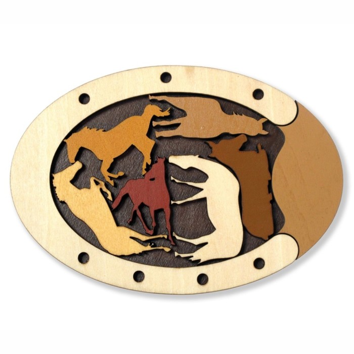 Puzzle logic cu animale Constantina, , s - Wild Horses