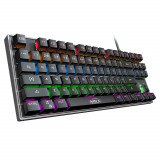 Tastatura Gaming iMice MK-X60 Laser Light Gradient, 3 Culori, Taste Mecanice, Cu fir, USB