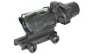 Red Dot Reflex Fibra Optica T-Eagle Airsoft, Punct Verde, Aluminiu, Reglabil CQB