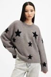 AllSaints pulover de l&acirc;nă STARLET femei, culoarea bleumarin, W136KB