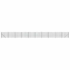 Gard plasa de sarma cu bordura, verde, 1,8x25 m