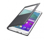 Cumpara ieftin Pachet Folie Sticla + Husa Originala Samsung Galaxy A7 A700 EF-CA700BCEGWW, Piele, Negru