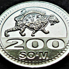 Moneda exotica 200 SOM - UZBEKISTAN, anul 2018 *cod 2378 = UNC