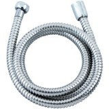 Furtun pentru dus spiral, 2m, inox si alama, finisaj cromat