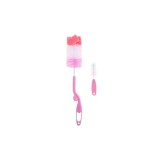 Set 2 perii pentru curatat sticle si recipiente inguste, maner ergonomic
