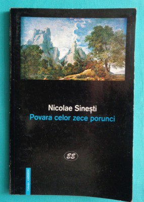 Nicolae Dumitrescu Sinesti &amp;ndash; Povara celor zece porunci ( dedicatie si autograf foto