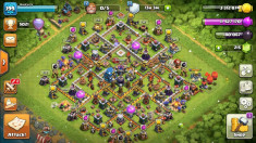 Cont Clash of Clans TH12, 95% maxat, Builder base maxim, Level 199 foto